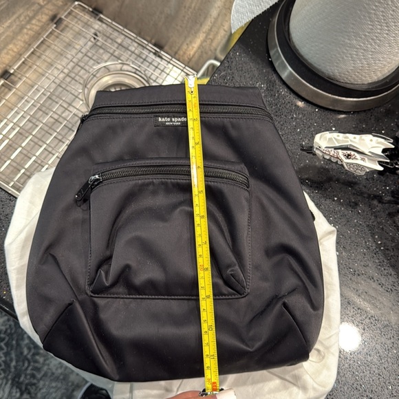 Black Kate Spade nylon backpack. - Picture 10 of 11